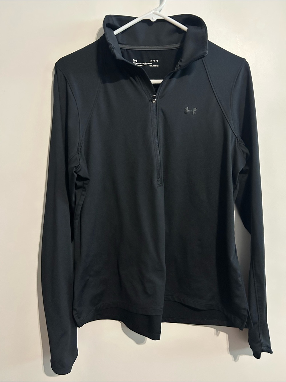 Under Armour Black 1/4 Zip Performance Pullover